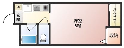 豊中市千里園のマンションの間取り