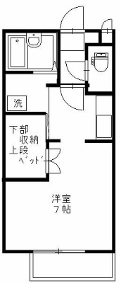 サムハイツＣの間取り