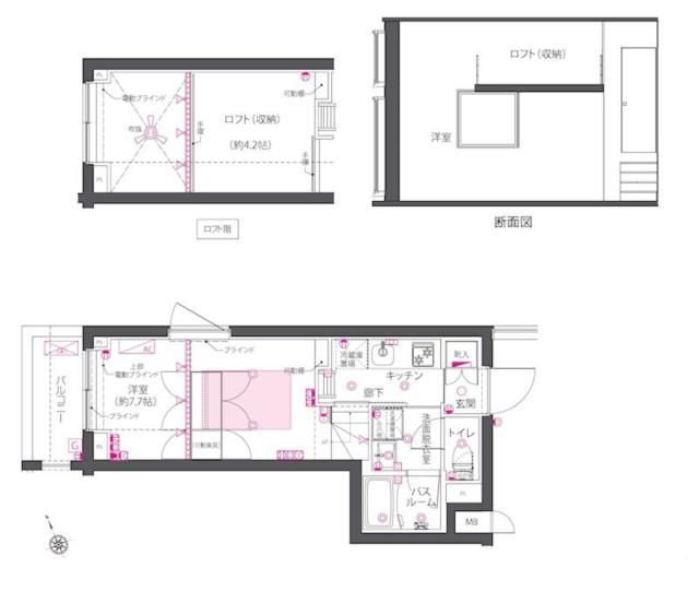 ＺＯＯＭ西早稲田の間取り