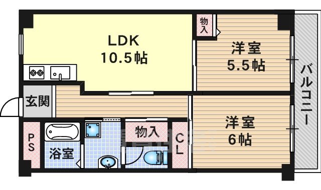 第2洛西ハイツの間取り