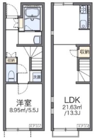 レオネクストヴィラ須賀の間取り