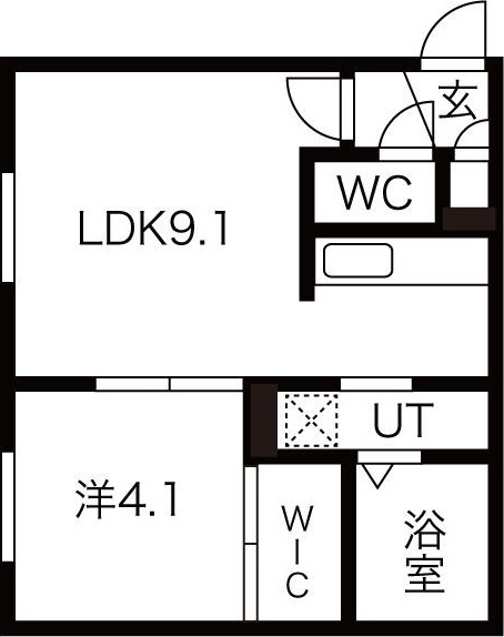 Bluebell Wood N19の間取り