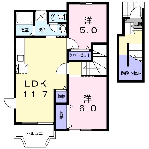 ヒルズハウスの間取り