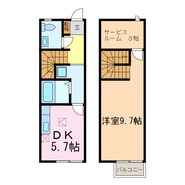 セントラルガーデン A_間取り_0