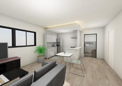 居室・リビング　室内