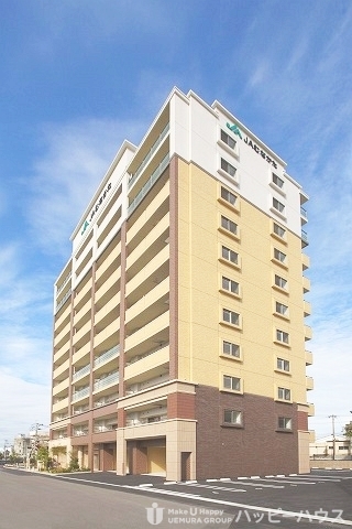 建物外観　福間駅前のオートロック付マンションです！！