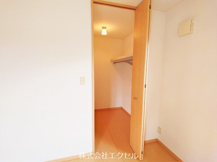 収納　ウォークインクローゼットです。