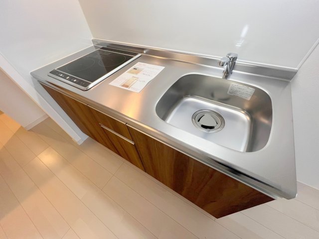 キッチン　作業のしやすい広めのキッチンです。