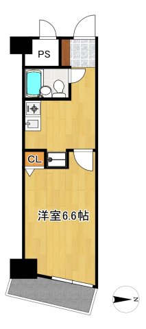 ウエストプラザ花京院の間取り写真