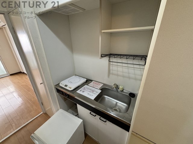 キッチン　火を使わず安心のIHコンロ付きキッチンです♪