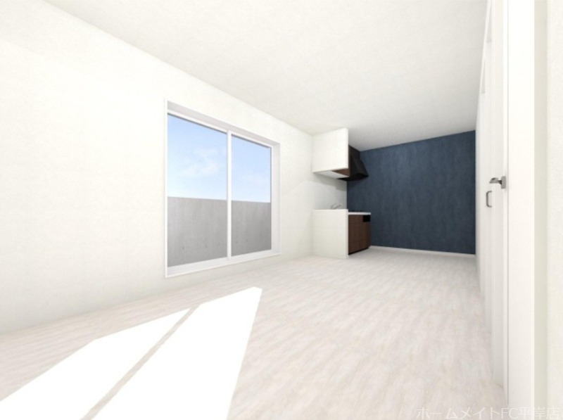 居室・リビング　内装パース