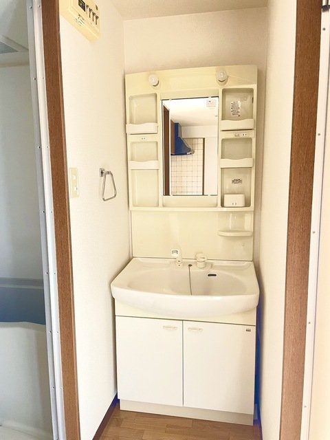 洗面設備　同物件別号室です。