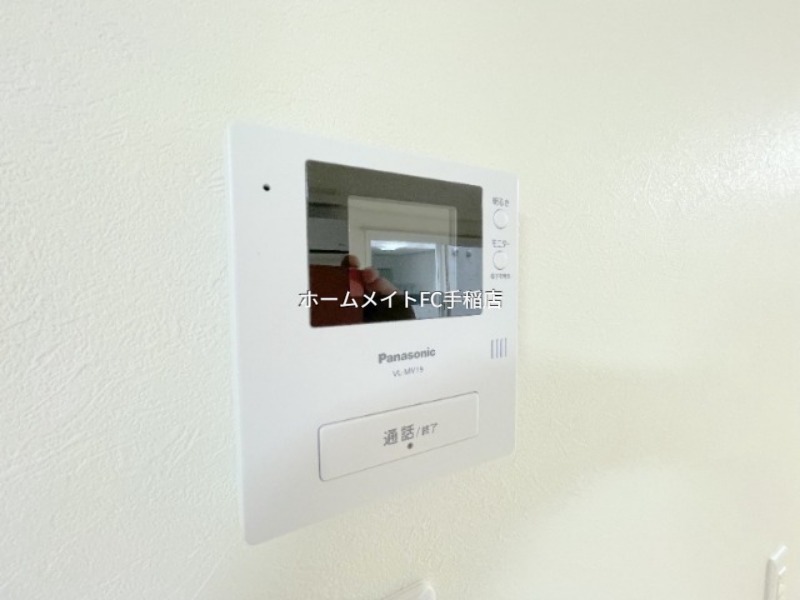 セキュリティ　モニター付きインターホン♪
