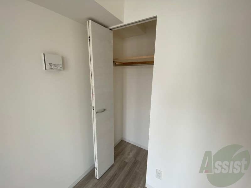 収納　洋室にあった収納。荷物がたくさんあっても大丈夫。