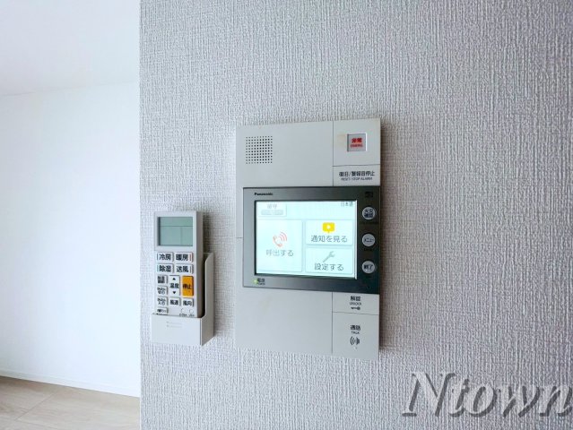 セキュリティ　モニター付きインターフォンです