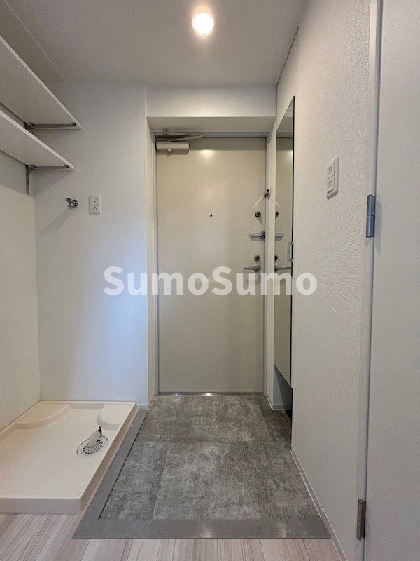 玄関　収納もある玄関です