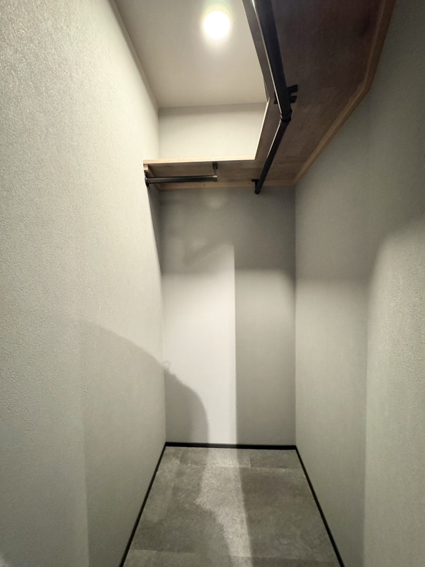収納　生活感を抑えた収納付き