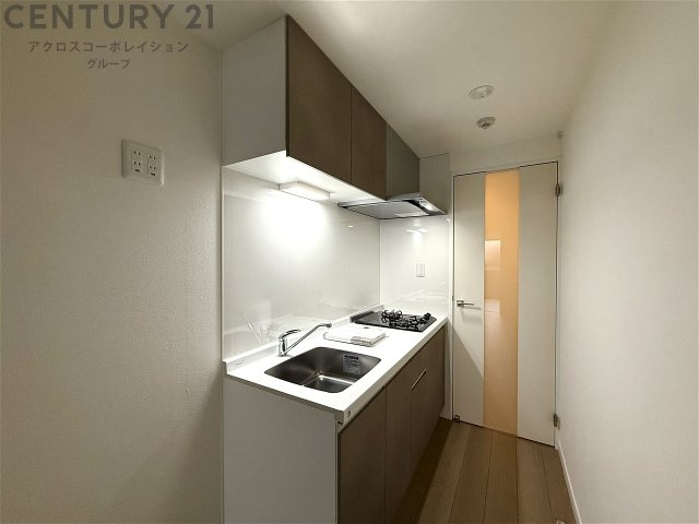 キッチン　2口ガスコンロ付き♪