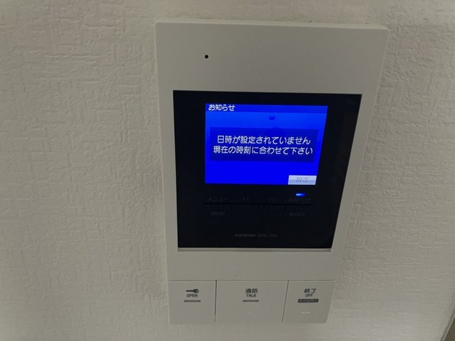 セキュリティ　【ＴＶモニタ付きインターフォン】全ての部屋でＴＶモニターフォ
