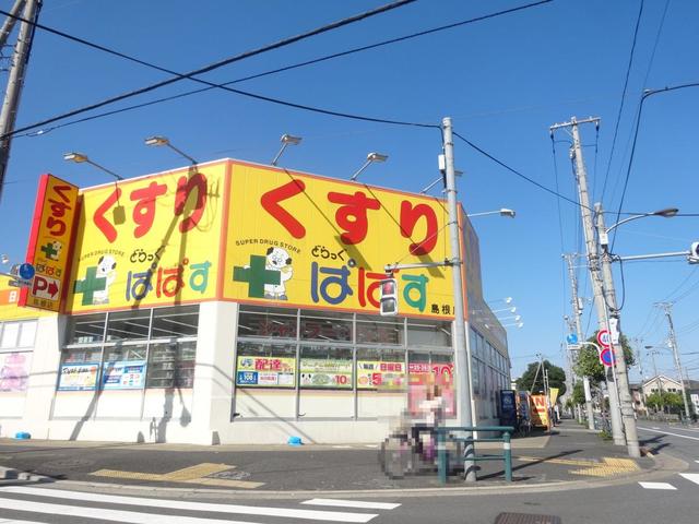 ドラックストア　どらっぐぱぱす島根店（ドラッグストア）まで200m