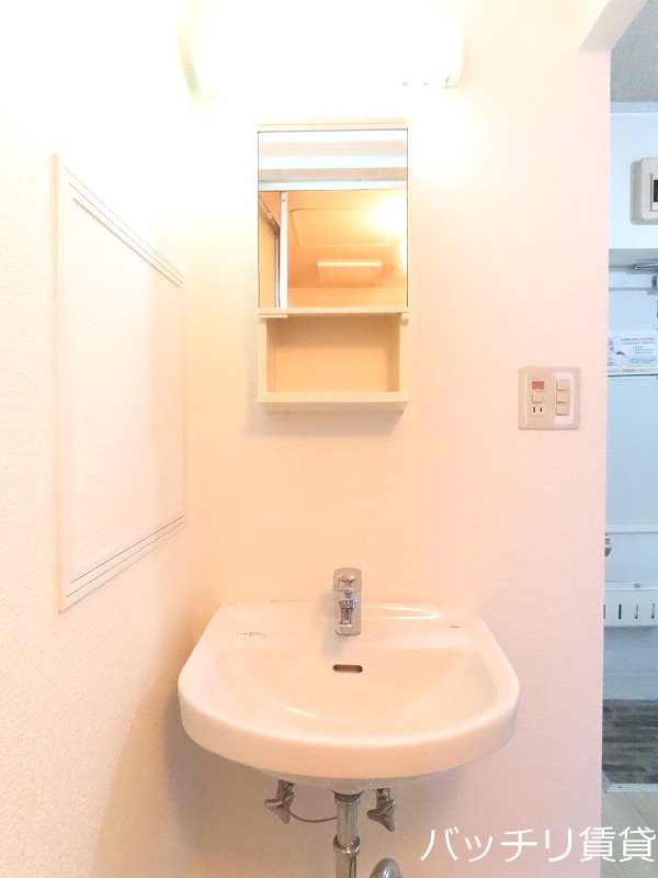 洗面設備　写真は別号室タイプの為、参考写真になります。