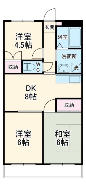 ミマスコートの間取り写真