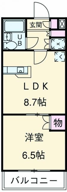 ローズマンションA15の間取り写真