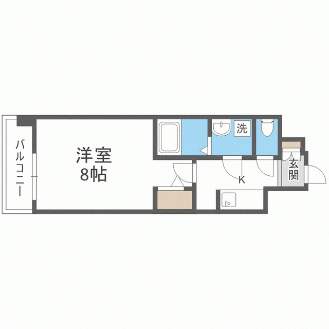 S-RESIDENCE大橋FLUSSの間取り写真