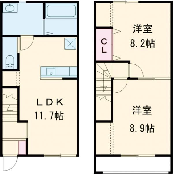 シャルマンの間取り写真