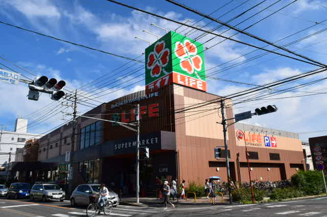スーパー　ライフ中原井田店（スーパー）まで421m