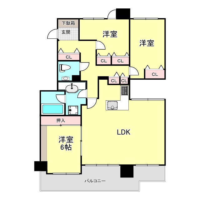 Do鶴見の間取り写真