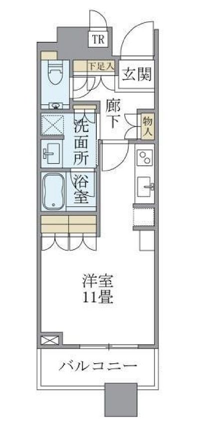 ＪＲ山手線 目黒駅 徒歩3分 40階建 築10年の間取り写真