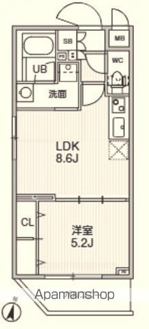 Alivis志村三丁目の間取り写真