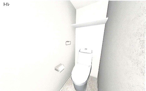 近江鉄道本線 愛知川駅 徒歩19分 2階建 新築のトイレ写真