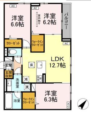 東武東上線 大山駅 徒歩11分 3階建 新築の間取り写真