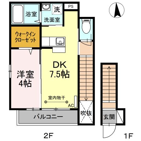 ＪＲ横須賀線 武蔵小杉駅 徒歩8分 2階建 築16年の間取り写真