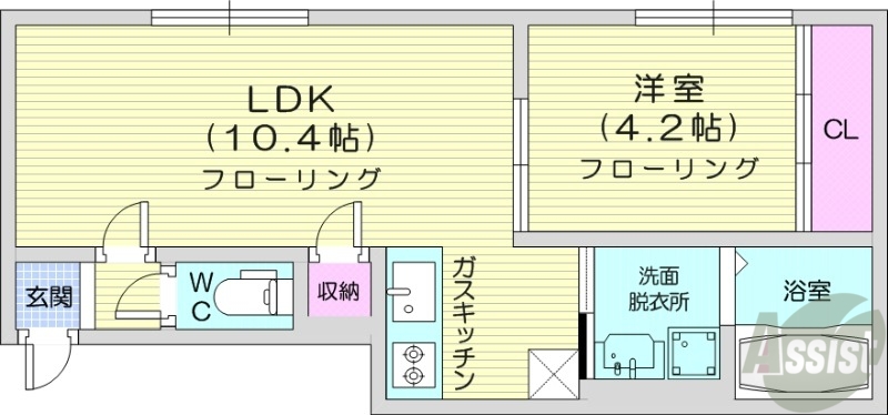 スズコート元町の間取り写真
