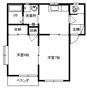 フローレンスハイツの間取り