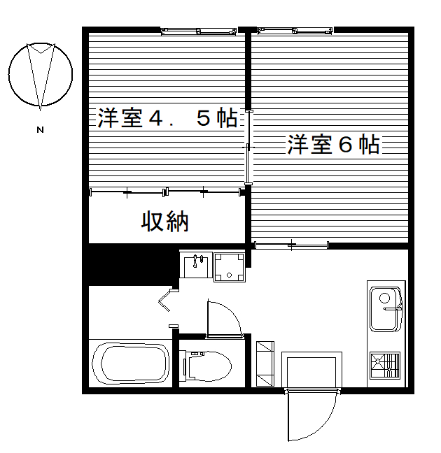 サンシティ江田Bの間取り