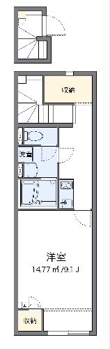 クレイノＡＫＩＮＡの間取り