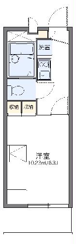 レオパレスＨＡＲＶＥの間取り