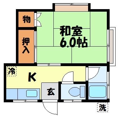 コーポサンシャインの間取り