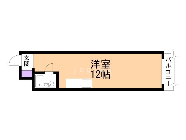 札幌市北区北二十五条西のマンションの間取り