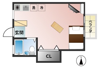 メゾンエクセル甲府の間取り