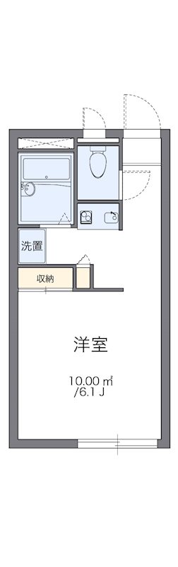 青梅市千ヶ瀬町のアパートの間取り