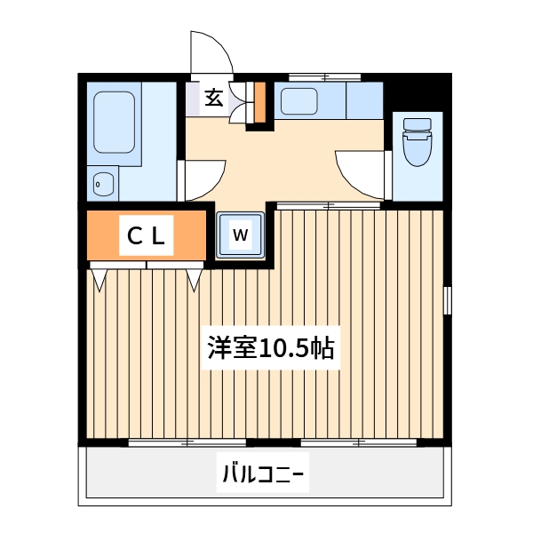 昭島市昭和町のマンションの間取り