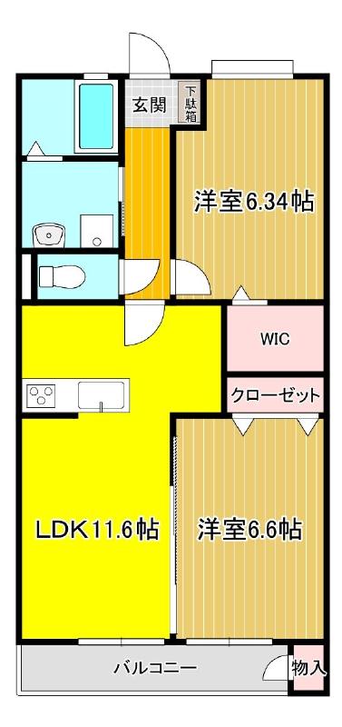 ベッラ・ビスタの間取り