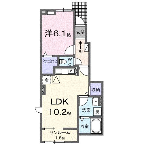 ブリリアントIIＢの間取り