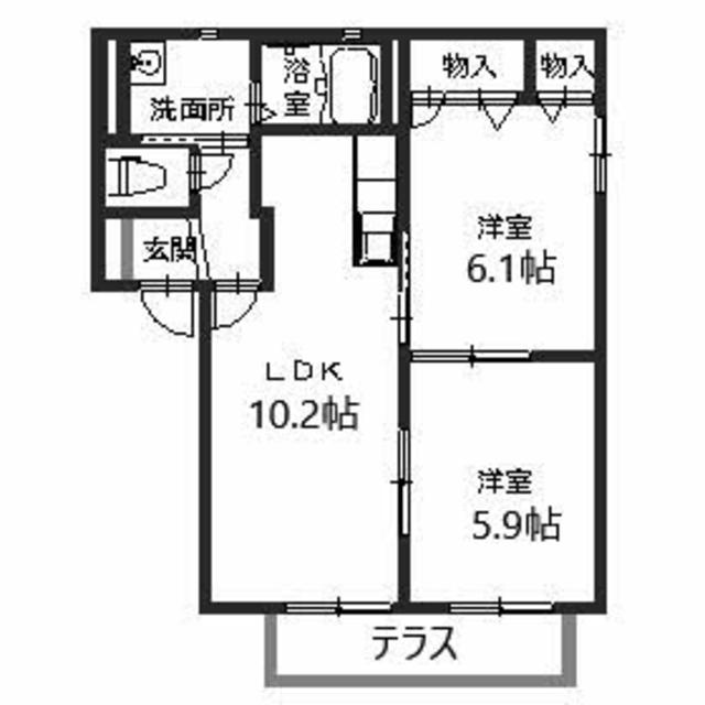 サニーハイツの間取り