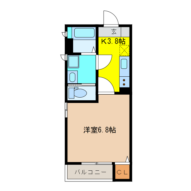 Azur江南の間取り